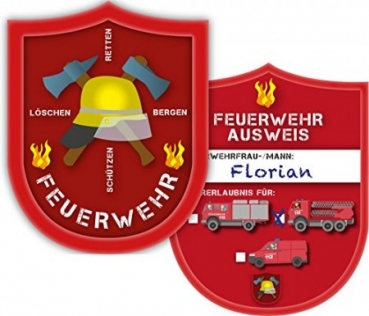 Ausweis Feuerwehr (6 Stück)