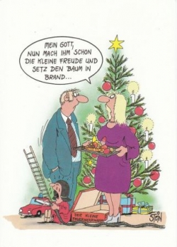 Postkarte Weihnachten Uli Stein