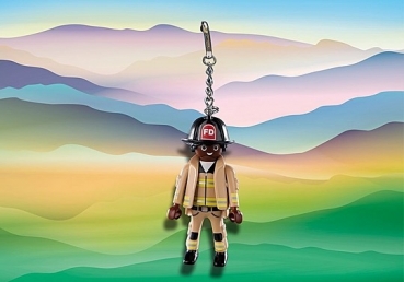 Schlüsselanhänger Playmobil Feuerwehrmann