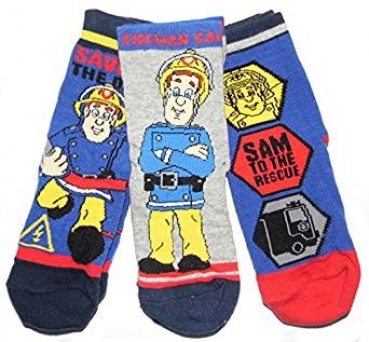 Kinder-Socken Set Feuerwehrmann Sam
