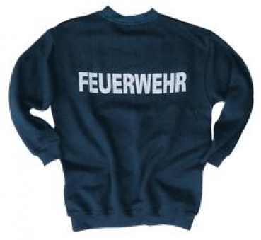 Sweatshirt FEUERWEHR reflekt-silber
