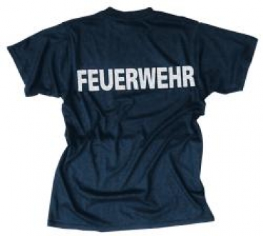 T-Shirt FEUERWEHR reflekt-silber