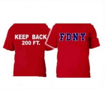 T-Shirt FDNY Keep Back